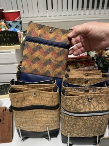 Cute Cross body bag made with cork